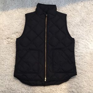J.Crew Factory quilted puffer vest - Black